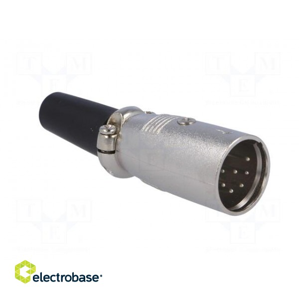 Plug | XLR | male | PIN: 7 | straight | for cable фото 8