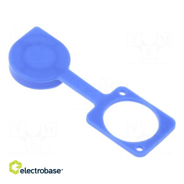 Protection cap | blue | Case: XLR standard | 19x24mm | Series: FT paveikslėlis 1