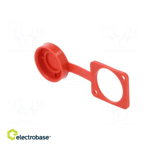 Protection cap | red | Case: XLR standard | 19x24mm | Series: FT фото 2