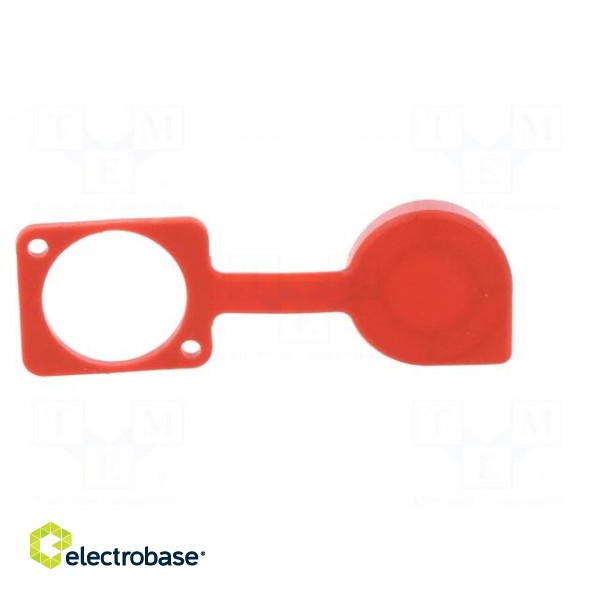 Protection cap | red | Case: XLR standard | 19x24mm | Series: FT image 5