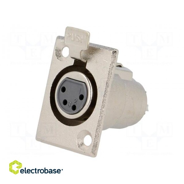 Socket | XLR | female | PIN: 4 | soldering | Case: XLR standard image 1