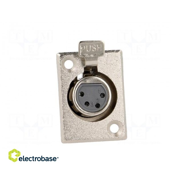 Socket | XLR | female | PIN: 4 | soldering | XLR standard image 9