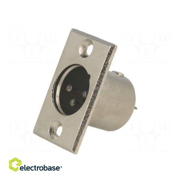 Socket | XLR | male | PIN: 3 | soldering | Case: XLR standard image 2