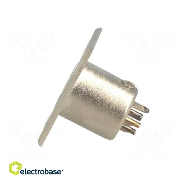 Socket | XLR | male | PIN: 3 | soldering | Case: XLR standard paveikslėlis 3