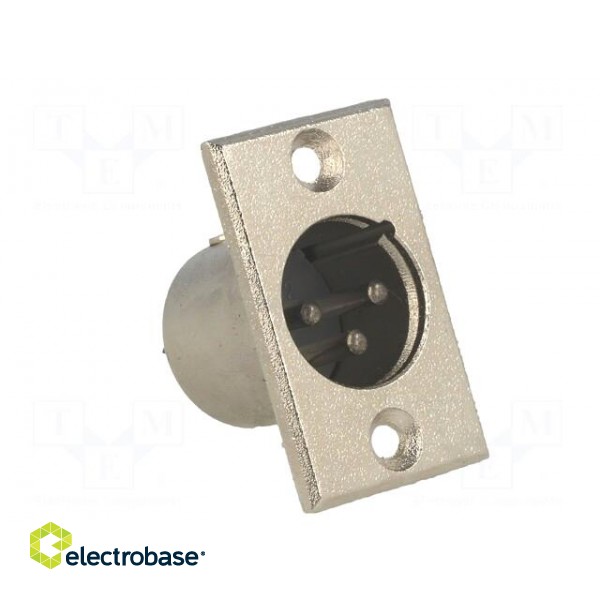 Socket | XLR | male | PIN: 3 | soldering | Case: XLR standard paveikslėlis 8