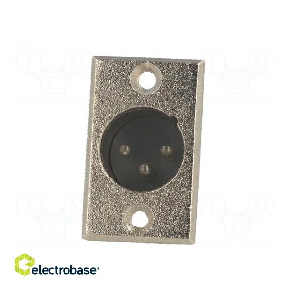 Socket | XLR | male | PIN: 3 | soldering | XLR standard image 9
