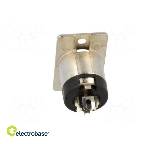 Socket | XLR | male | PIN: 3 | straight | soldering | Contacts: brass | 50V image 5