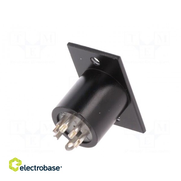 Socket | XLR | male | PIN: 5 | for panel mounting,screw | soldering image 6