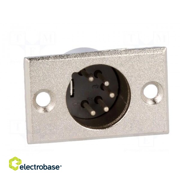 Socket | XLR | male | PIN: 5 | soldering | Case: XLR standard paveikslėlis 9