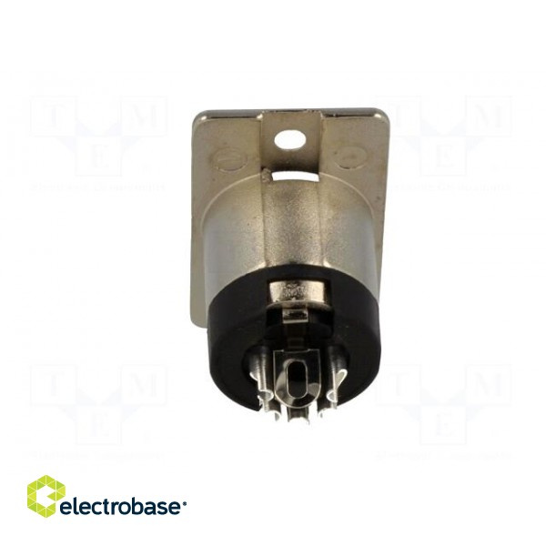 Socket | XLR | male | PIN: 5 | straight | soldering | Contacts: brass | 50V image 5