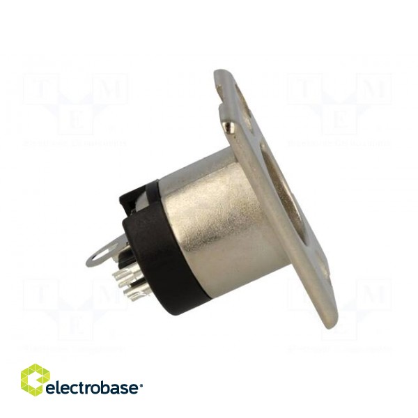 Socket | XLR | male | PIN: 5 | straight | soldering | Contacts: brass | 50V image 7