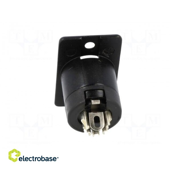 Socket | XLR | male | PIN: 5 | straight | soldering | Contacts: brass | 50V фото 5