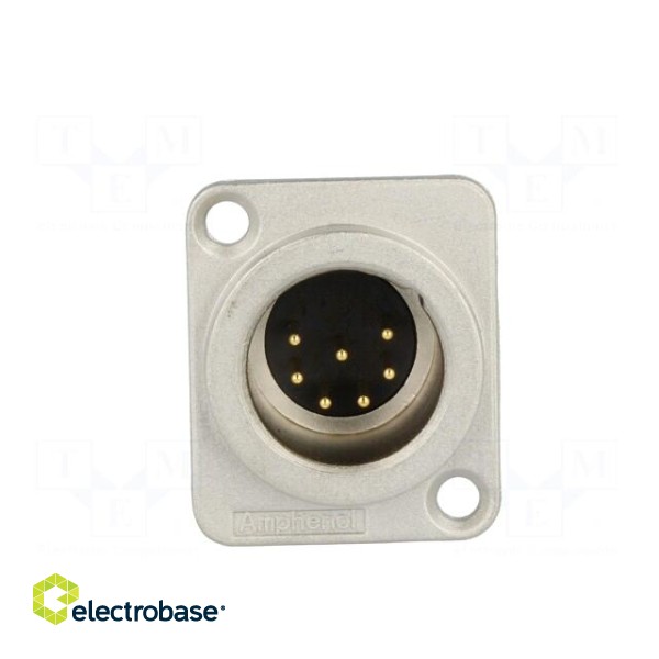 Socket | XLR | male | PIN: 7 | straight | turned contacts | soldering фото 9