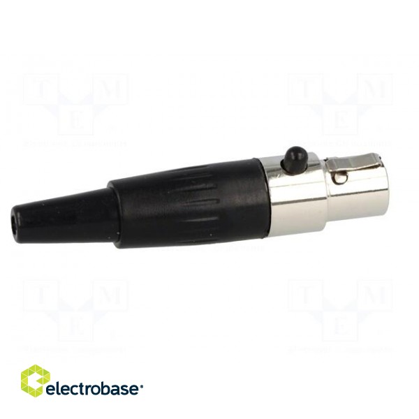 Plug | XLR mini | female | PIN: 3 | for cable | soldering | 5A | 0.5mm2 image 6
