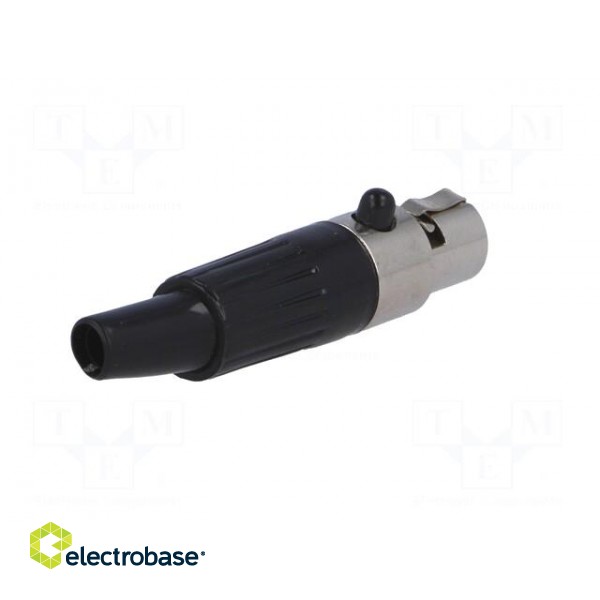 Plug | XLR mini | female | PIN: 4 | for cable | soldering | straight фото 6