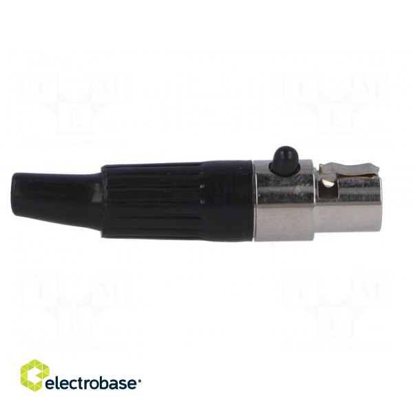 Plug | XLR mini | female | PIN: 4 | for cable | soldering | straight фото 7
