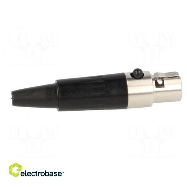 Plug | XLR mini | female | PIN: 5 | for cable | soldering | 4A | 0.5mm2 image 7