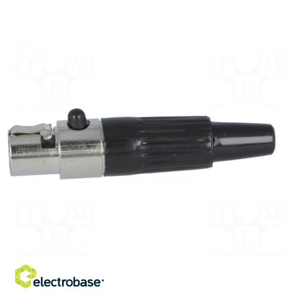 Plug | XLR mini | female | PIN: 5 | for cable | soldering | straight фото 3