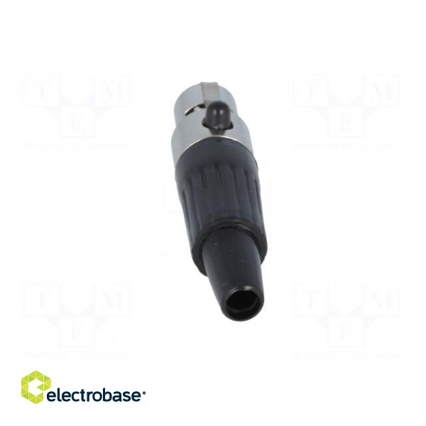Plug | XLR mini | female | PIN: 5 | for cable | soldering | straight paveikslėlis 5