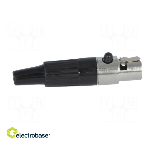 Plug | XLR mini | female | PIN: 5 | for cable | soldering | straight paveikslėlis 7