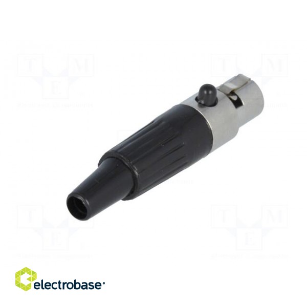 Plug | XLR mini | female | PIN: 5 | for cable | soldering | straight paveikslėlis 6