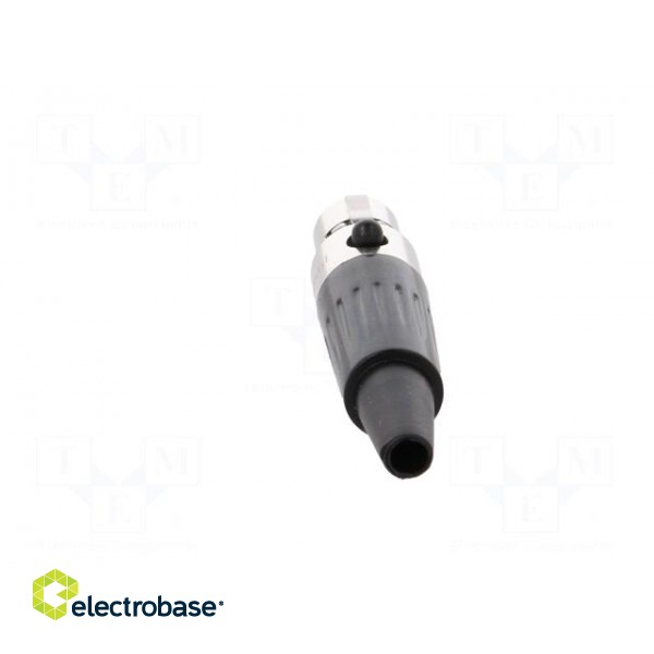 Plug | XLR mini | female | PIN: 6 | for cable | soldering | 1.2A | 0.38mm2 paveikslėlis 5
