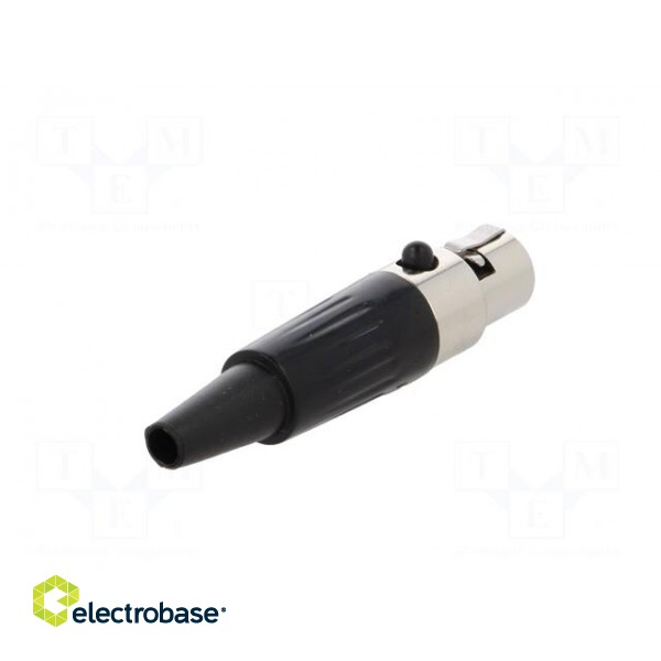 Plug | XLR mini | female | PIN: 6 | for cable | soldering | 1.2A | 0.38mm2 paveikslėlis 6