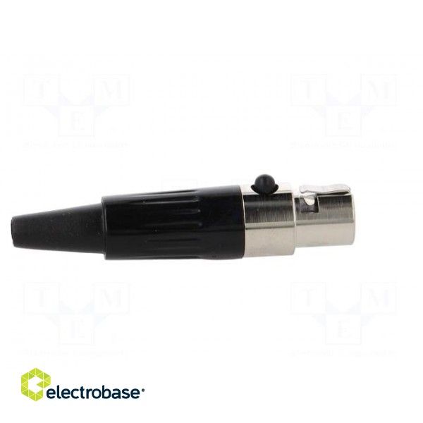Plug | XLR mini | female | PIN: 6 | for cable | soldering | 1.2A | 0.38mm2 paveikslėlis 7