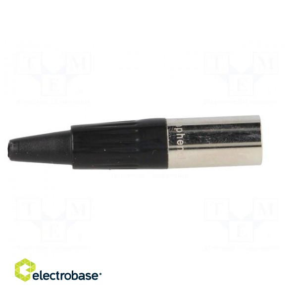 Plug | XLR mini | male | PIN: 4 | for cable | soldering | 5A | 0.5mm2 | 3.5mm image 7