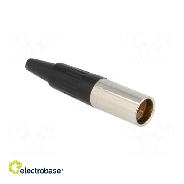 Plug | XLR mini | male | PIN: 4 | for cable | soldering | 5A | 0.5mm2 | 3.5mm image 8