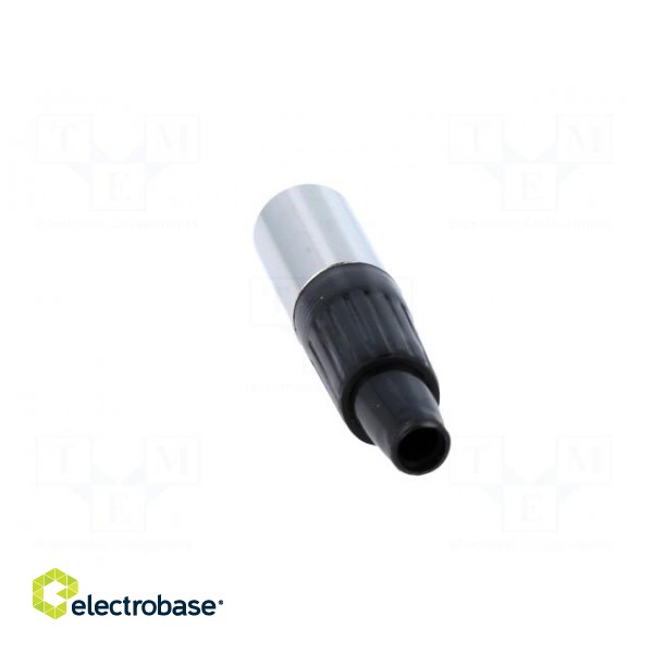 Plug | XLR mini | male | PIN: 4 | for cable | soldering | straight paveikslėlis 5