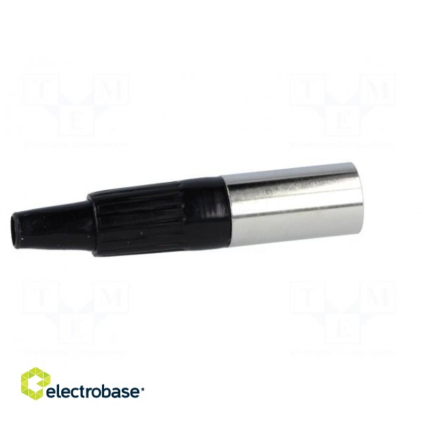 Plug | XLR mini | male | PIN: 4 | for cable | soldering | straight фото 7
