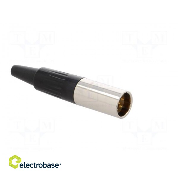 Plug | XLR mini | male | PIN: 5 | for cable | soldering | 4A | 0.5mm2 | 3.5mm image 8