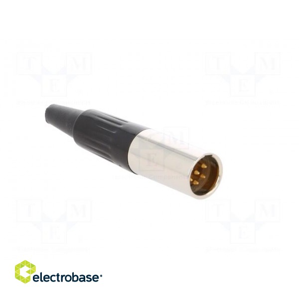 Plug | XLR mini | male | PIN: 6 | for cable | soldering | 1.2A | 0.38mm2 image 8