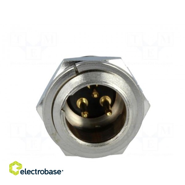 Socket | XLR mini | male | PIN: 3 | soldering | Ø11mm image 9