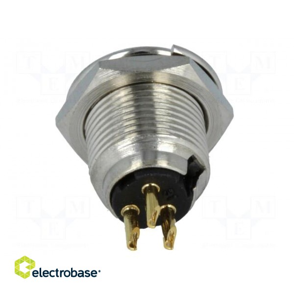 Socket | XLR mini | male | PIN: 3 | soldering | Ø11mm image 5