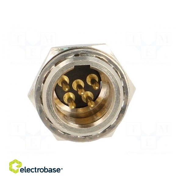 Socket | XLR mini | male | PIN: 5 | soldering | 4A | 0.5mm2 image 9