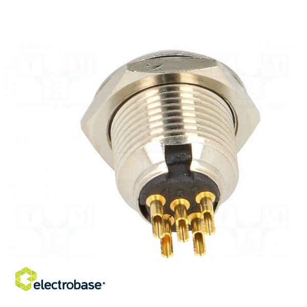 Socket | XLR mini | male | PIN: 5 | soldering | 4A | 0.5mm2 image 5