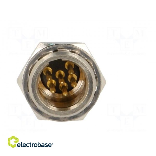 Socket | XLR mini | male | PIN: 6 | soldering | 1.2A | 0.38mm2 paveikslėlis 9