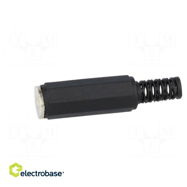 Plug | Jack 2,5mm | female | mono | with strain relief | straight image 3