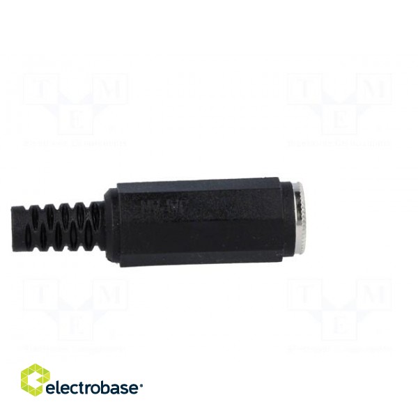Plug | Jack 3,5mm | female | mono | straight | for cable | soldering image 7