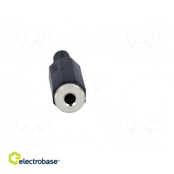 Plug | Jack 3,5mm | female | mono | straight | for cable | soldering фото 9