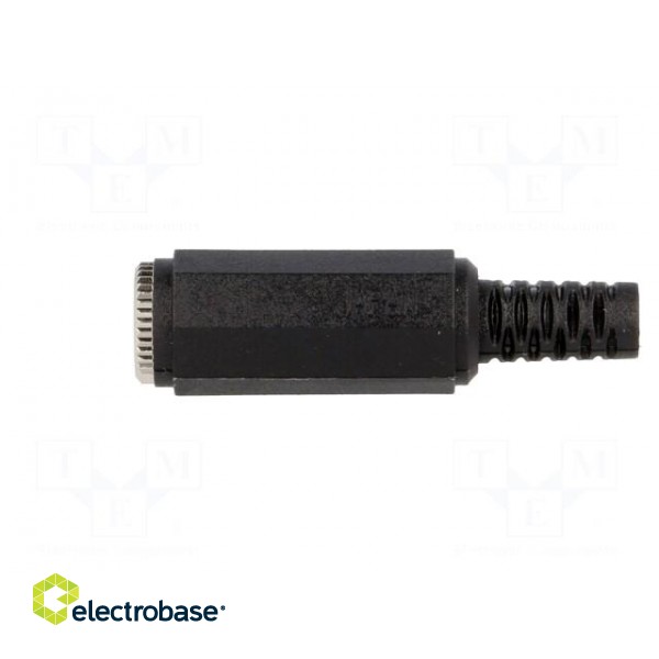 Plug | Jack 3,5mm | female | stereo | ways: 3 | straight | for cable | 4mm image 3