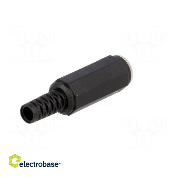 Plug | Jack 3,5mm | female | stereo | ways: 3 | straight | for cable | 4mm image 6