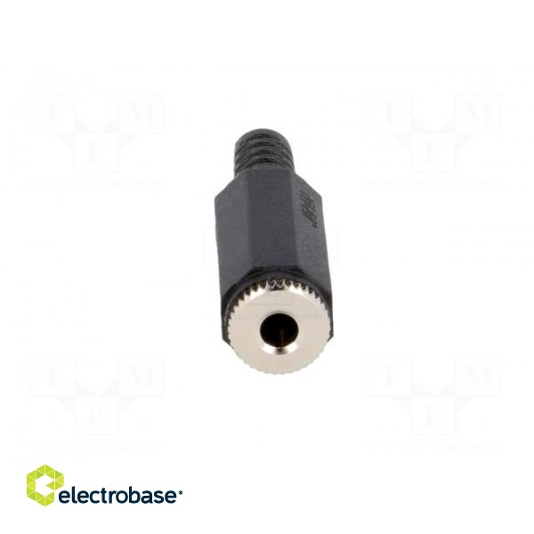 Plug | Jack 3,5mm | female | stereo | ways: 3 | straight | for cable | 4mm image 9