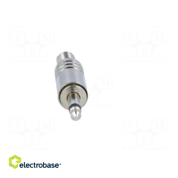 Plug | Jack 3,5mm | male | mono | straight | for cable | soldering image 9