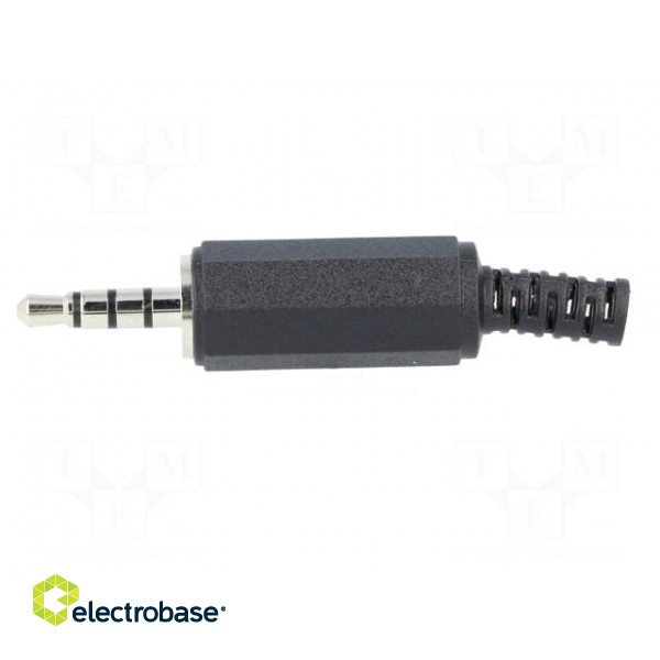 Plug | Jack 3,5mm | male | stereo | with strain relief | ways: 4 image 3