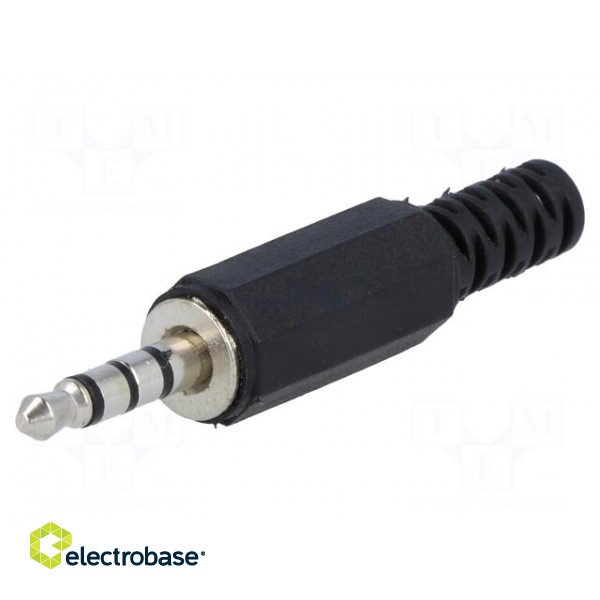Plug | Jack 3,5mm | male | stereo special,with strain relief image 1
