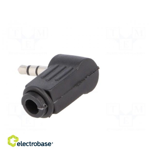 Plug | Jack 3,5mm | male | stereo | ways: 3 | angled 90° | for cable image 4