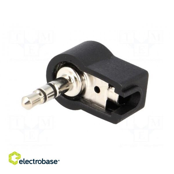 Plug | Jack 3,5mm | male | stereo | ways: 3 | angled 90° | for cable image 2